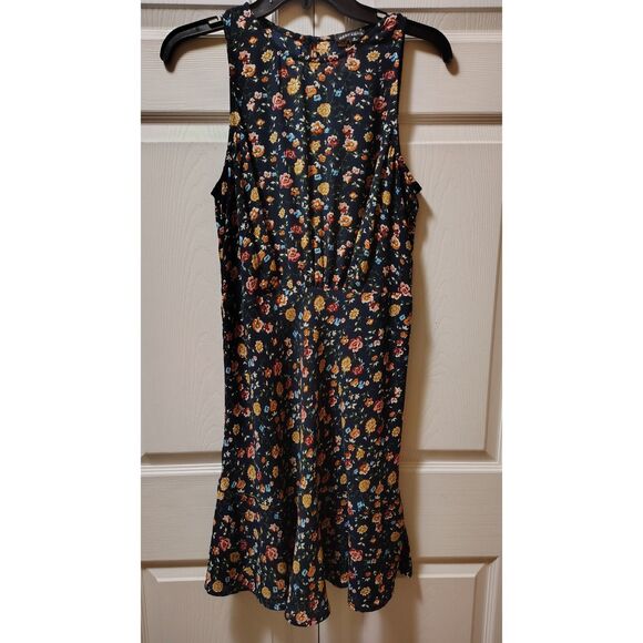 J. Crew Dresses & Skirts - .Crew Mercantile Blue Boho Cottage Core Ruched-Waist Floral Mini Dress Size 8